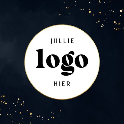 Stijlvol zakelijk nieuwjaarskaartje thank you 2
