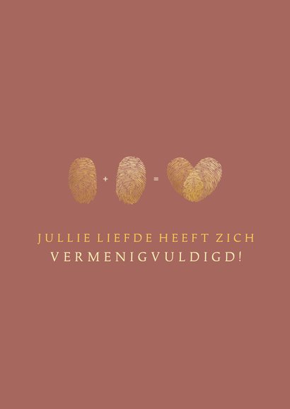 Stijlvolle felicitatiekaart voor de geboorte van een meisje 2