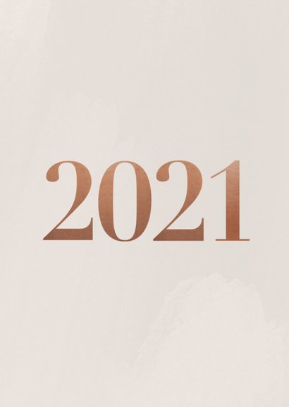 Stijlvolle fotokaart in kerstsfeer met 2021 2