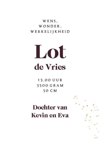 Stijlvolle geboortekaart sterrenbeeld kreeft astrologie goud 3