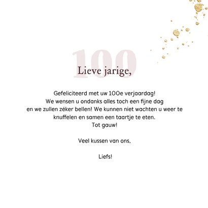 Stijlvolle kaart met gouden wijnglazen en spetters 3