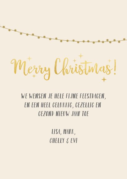 Stijlvolle kerst fotocollage kaart met een witte achtergrond 3
