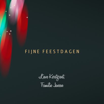 Stijlvolle kerstkaart 2025 Fijne Feestdagen 3