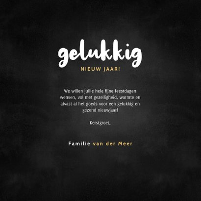 Stijlvolle kerstkaart gouden 2020 en Merry Christmas 3