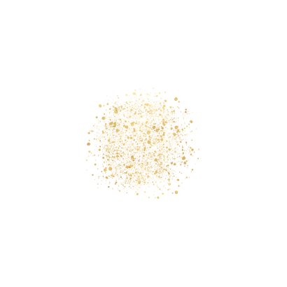 Stijlvolle kerstkaart gouden 2021, spetters Merry Christmas Achterkant