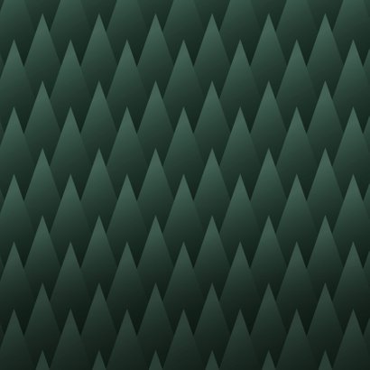 Stijlvolle kerstkaart kerstbomen Achterkant
