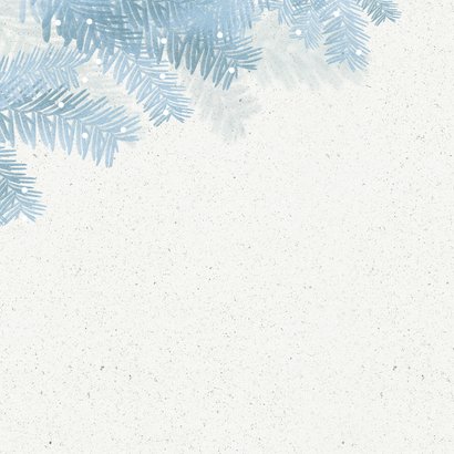 Stijlvolle kerstkaart kersttakken 2