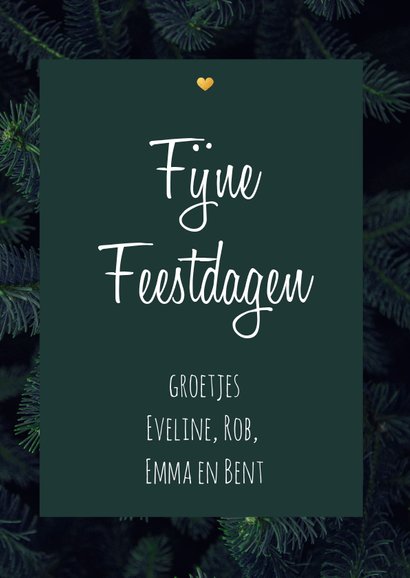 Stijlvolle kerstkaart met foto's 3