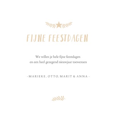 Stijlvolle kerstkaart met ruimte voor een mooie eigen foto 3
