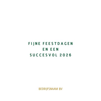 Stijlvolle kerstkaart zakelijk met logo 3