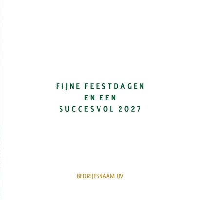 Stijlvolle kerstkaart zakelijk met logo 3