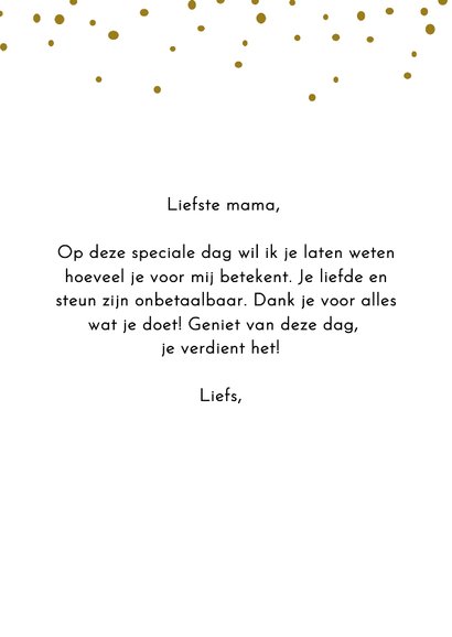 Stijlvolle moederdagkaart met boeket voor de liefste mama! 3