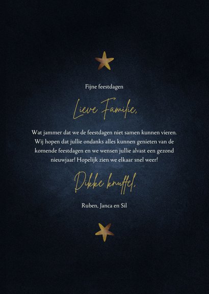 Stijlvolle nieuwjaarskaart gouden 2022 best wishes 3