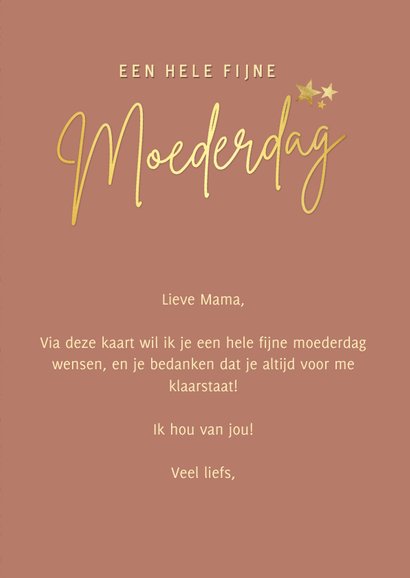 Stijlvolle roze art-deco moederdagkaart met eigen foto 3