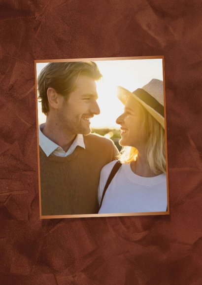 Stijlvolle uitnodiging jubileum 12,5 jaar getrouwd koper 2