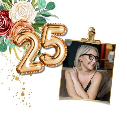 Stijlvolle uitnodiging jubileumfeest 25 jaar botanisch hout 2