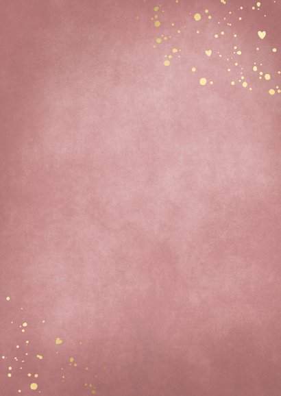 Stijlvolle uitnodiging met foto - eerste verjaardag meisje  Achterkant