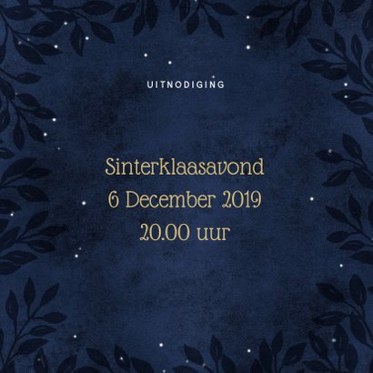 Stijlvolle uitnodiging pakjesavond 2