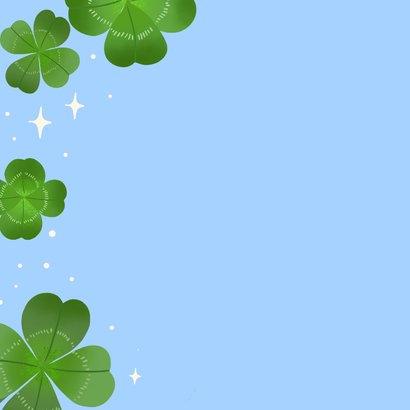 Stijlvolle wenskaart wishing you good luck 2