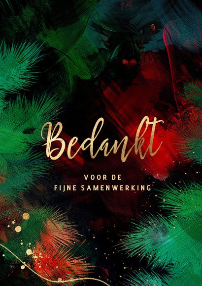 Stijlvolle zakelijke kerstkaart bedrijf 2