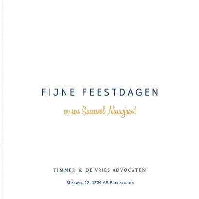 Stijlvolle zakelijke kerstkaart Cheers 3