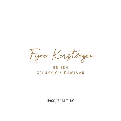 Stijlvolle zakelijke kerstkaart Merry Christmas 3