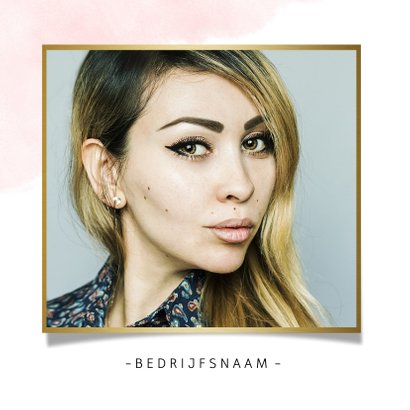 Stijlvolle zakelijke kerstkaart schoonheidsspecialiste 2