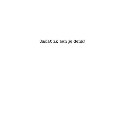 Stijlvolle zomaar kaart met gedicht 3