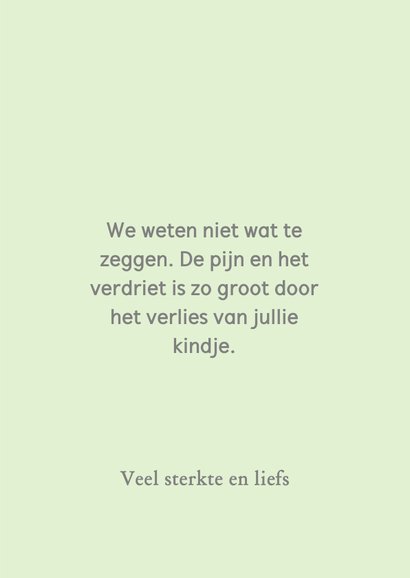 Stilgeboorte We weten niet wat we kunnen zeggen 3