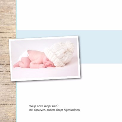 Stipt geboortekaartje Valentijn 2