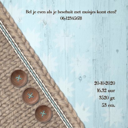 Stoer breiwerk -jongen- 2