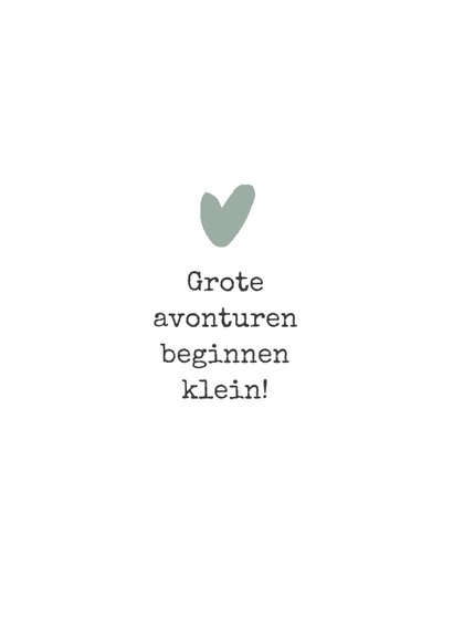 Stoer geboortekaartje met verfstrepen en stippen 2