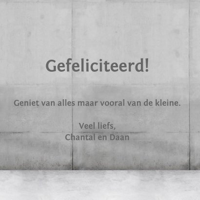 Stoer industrieel geboortekaartje voor meisje 3