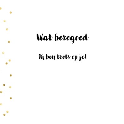 Stoere beren kaart met gouden confetti 3