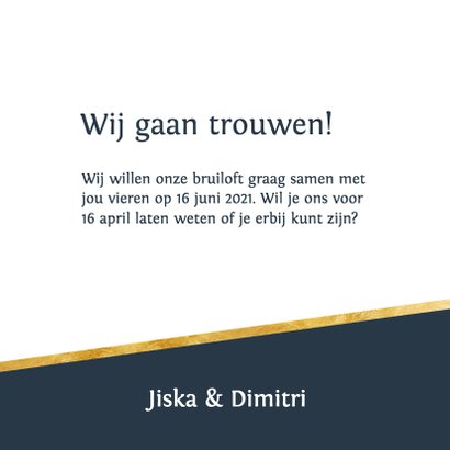 Stoere en strakke Save the Date 3