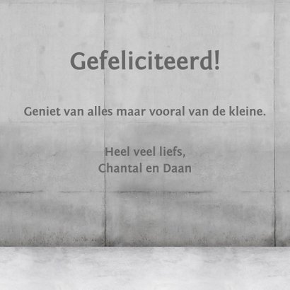 Stoere geboorte kaart voor jongen 3