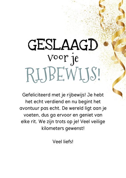 Stoere geslaagd kaart cheetah grappig goud serpentines 3