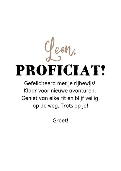 Stoere geslaagdkaart motorrijbewijs kraft illustratie ballon 3