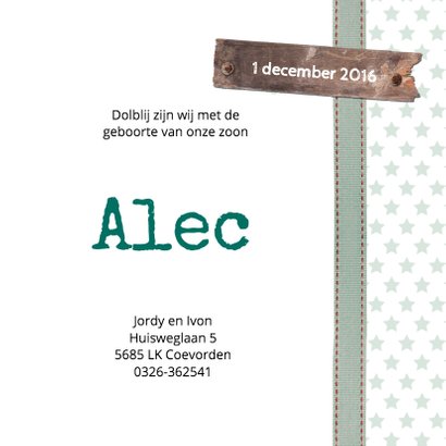 Stoere jongen foto geboorte 3
