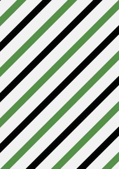 Stoere kerstkaart groen zwart 2