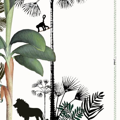 Stoere Liefdeskaart 'WILD THING, I THINK I LOVE YOU' 2
