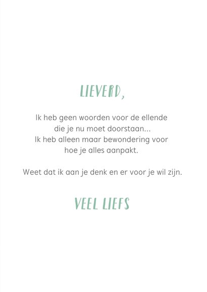 Stoere opbeurende kaart met tekst 3