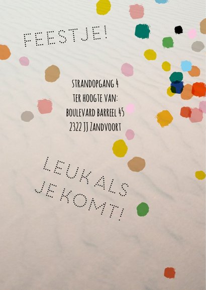 Strandfeest eigen tekst 2