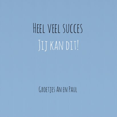 Succes kaart vogels fly 3