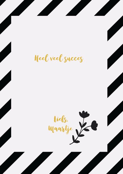 Succes yo can do it 3