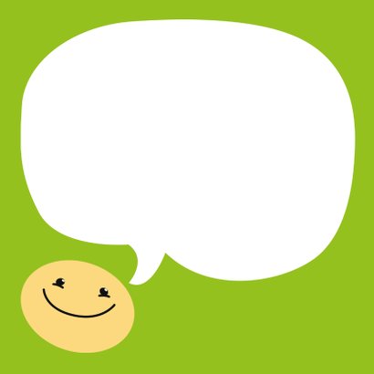 Succeskaart smiley duim omhoog 3