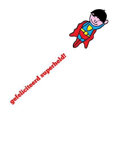 Superman jarige jongen 3d 3