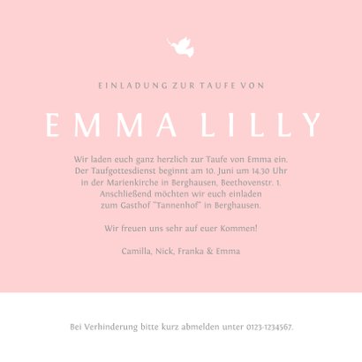 Taufkarte Scherenschnitt große Schwester kleine Schwester 3
