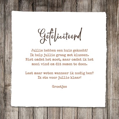 Tegoedbon klussen nieuwe woning fotokaart hout 3