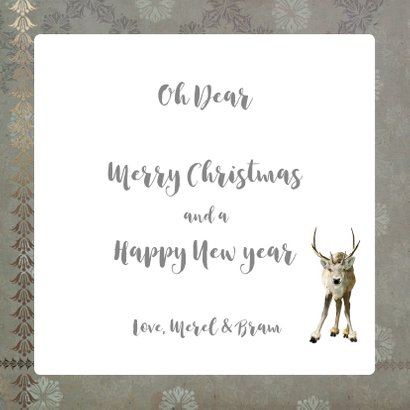 Kerstkaart grappig Have you seen the Rain Dear 3